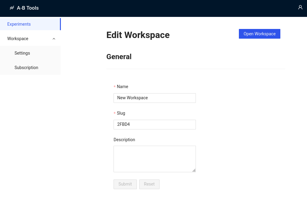 Workspace Setup | A-B Tools Documentation